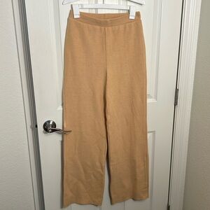 Zara yellow/tan pant and box top set